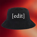 Wikipedia Merch Wikipedia Edit Bucket Hat Gift Ideas For Friends - Merchluma