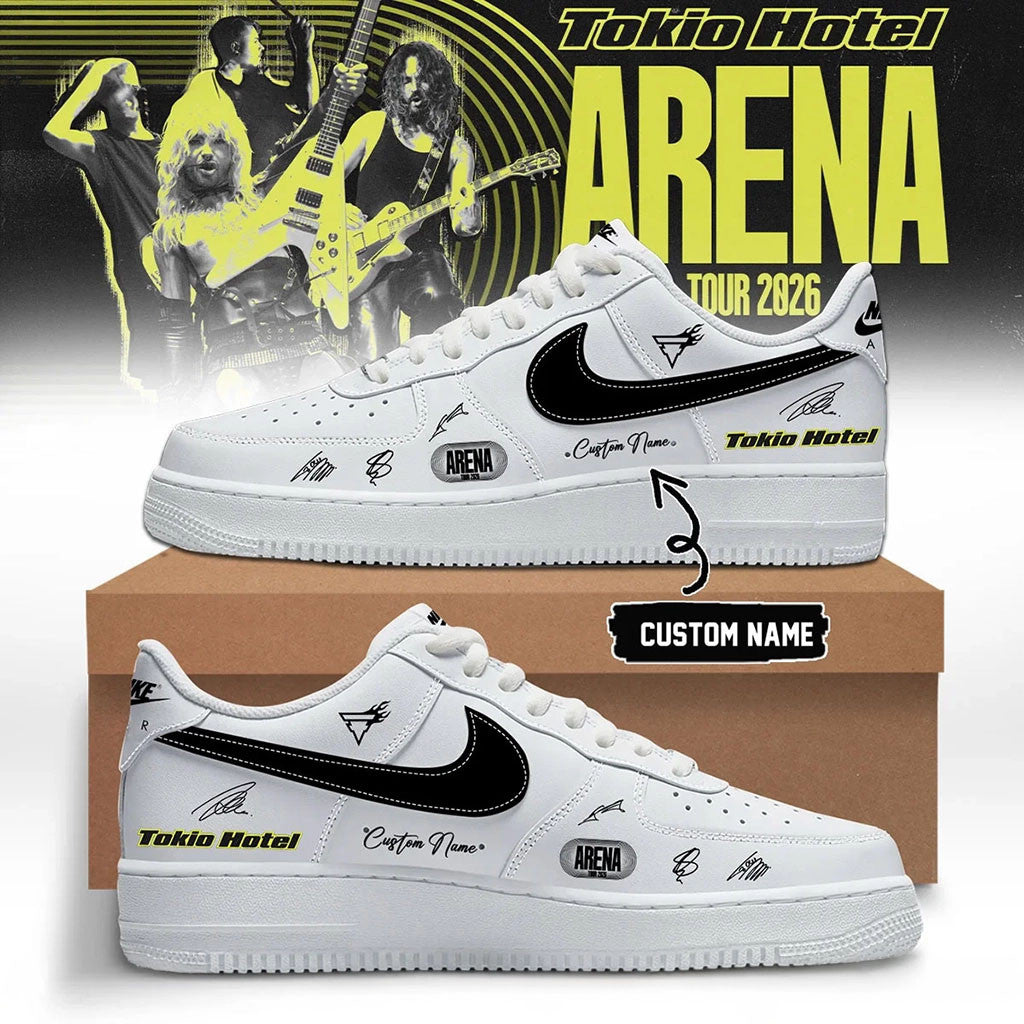 Personalized Tokio Hotel Merch 2026 Arena Tour Signed Sneakers Music Fan Gifts Ideas - Merchluma