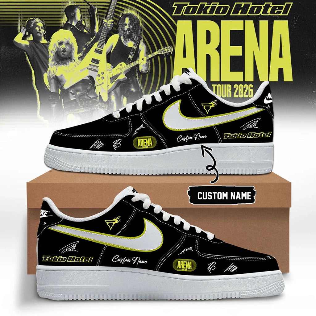 Personalized Tokio Hotel Merch 2026 Arena Tour Signed Sneakers Music Lover Gifts For Him - Merchluma