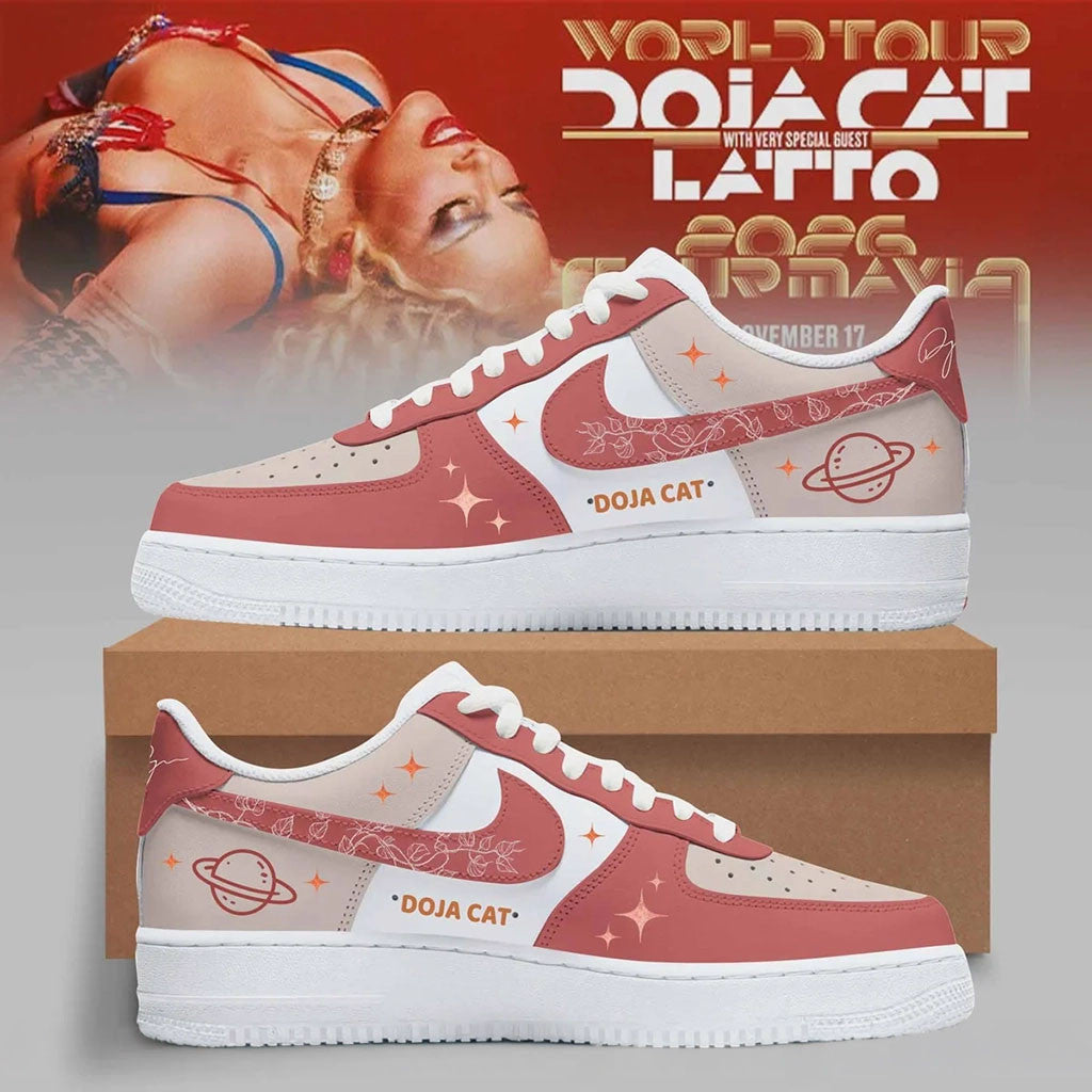 Doja Cat World Tour 2026 Shoes Cosmic Planet Edition Sneakers Doja Cat Merch Gift For Fans - Merchluma