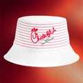 Chick Fil A Merch 2026 Retro Chick-fil-A Striped Bucket Hat Gifts Ideas For Friends - Merchluma