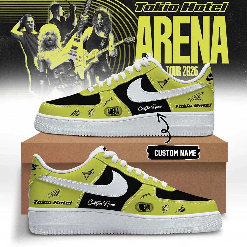 Personalized Tokio Hotel Merch Arena Tour 2026 Signature Sneakers Music Fan Shoes Gift For Him - Merchluma