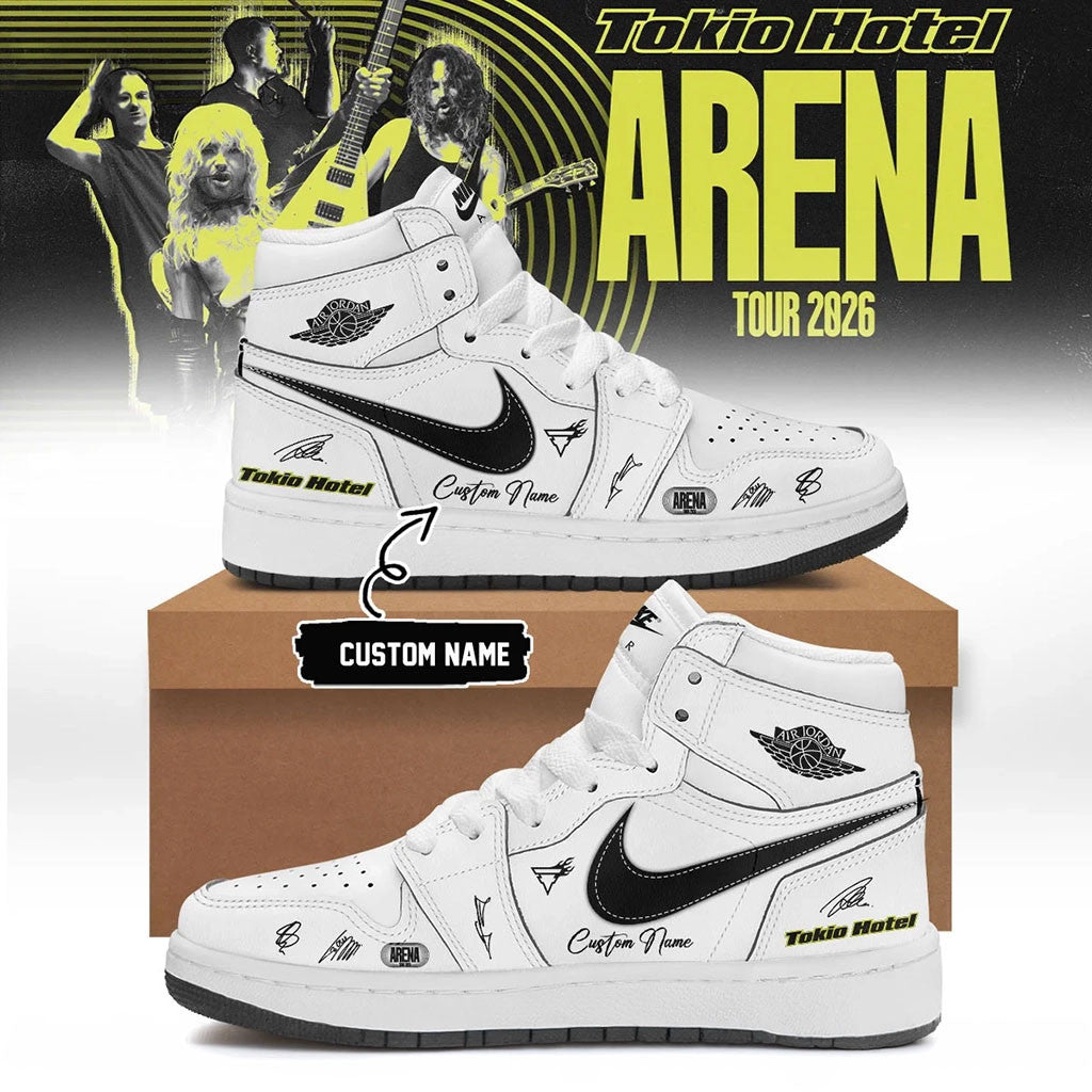 Custom Tokio Hotel Arena Tour 2026 Signed Sneakers Tokio Hotel Merch Music Fan Gift For Him - Merchluma