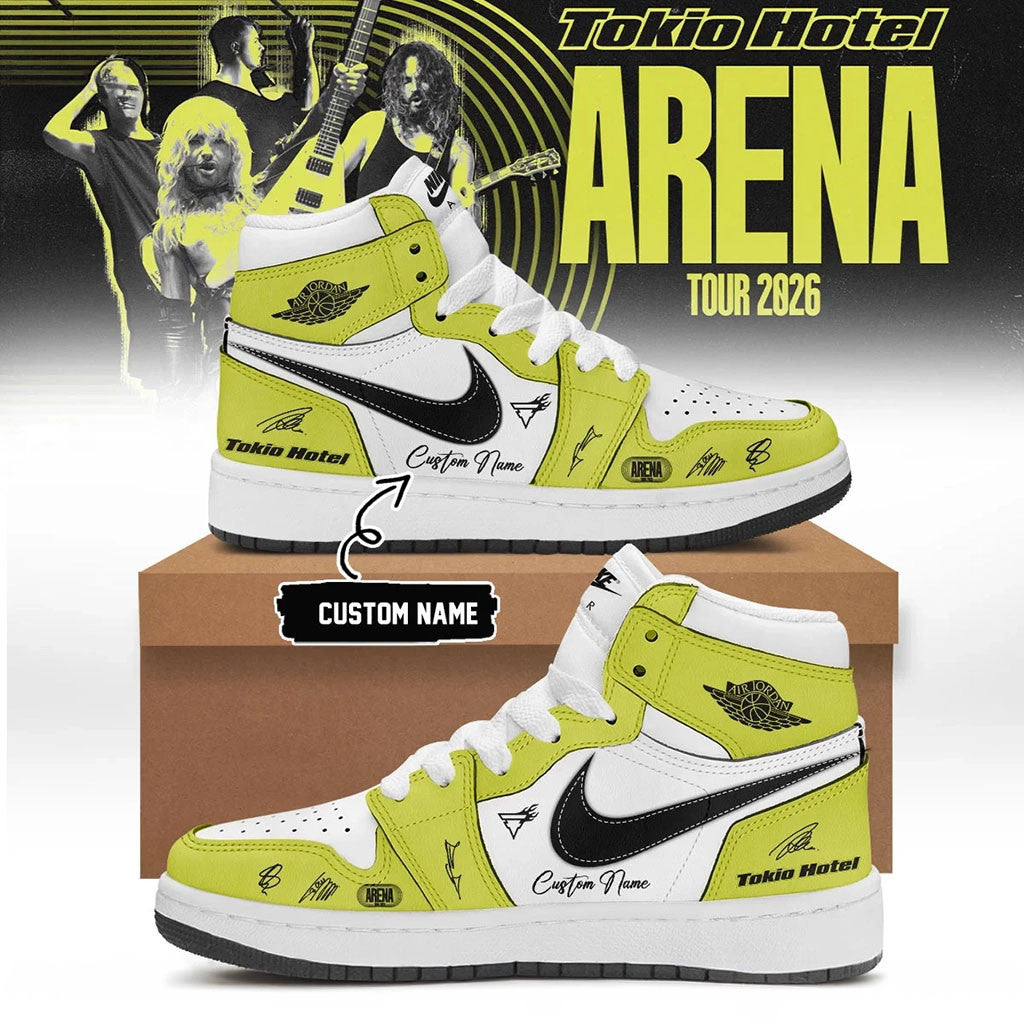 Personalized Tokio Hotel Merch Arena Tour 2026 Signed Sneakers Music Fan Shoes Brothers Gifts - Merchluma