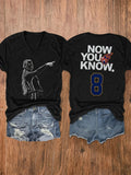 Indiana Fever Merch Sophie Cunningham Pointing V-Neck Shirt Now You Know Basketball T-Shirt - Merchluma