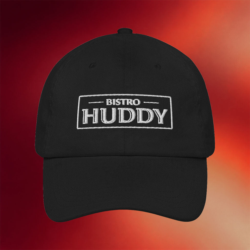 Bistro Huddy Merch 2026 Bistro Huddy Logo Hat Black Gifts For My Husband - Merchluma