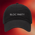 Bloc Party Merch 2026 Black Logo Hat Embroidered Bloc Party Hat Gifts For Rock Fans - Merchluma