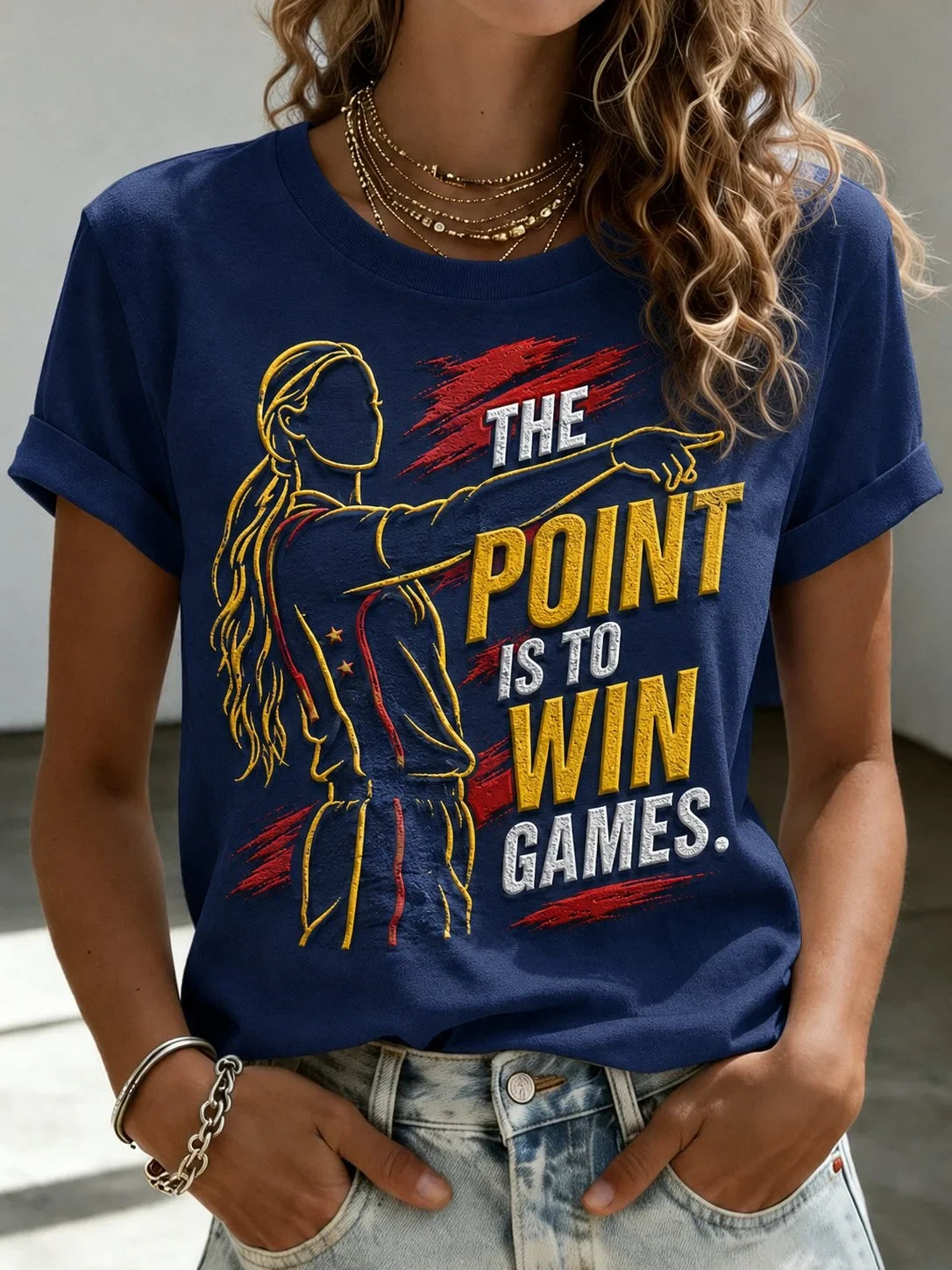 Sophie Cunningham Pointing Shirt #8 The Point Is To Win Games T-Shirt Indiana Fever Fan Gear - Merchluma
