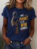 Indiana Fever Merch Sophie Cunningham Pointing Shirt The Point Is To Win Games Basketball Gear - Merchluma
