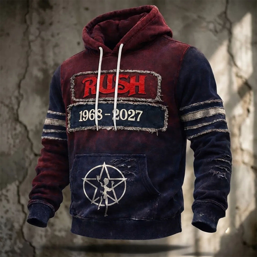 Rush 1968-2027 Starman Hoodie Rush Merch Best Gifts For Rock Fans - Merchluma