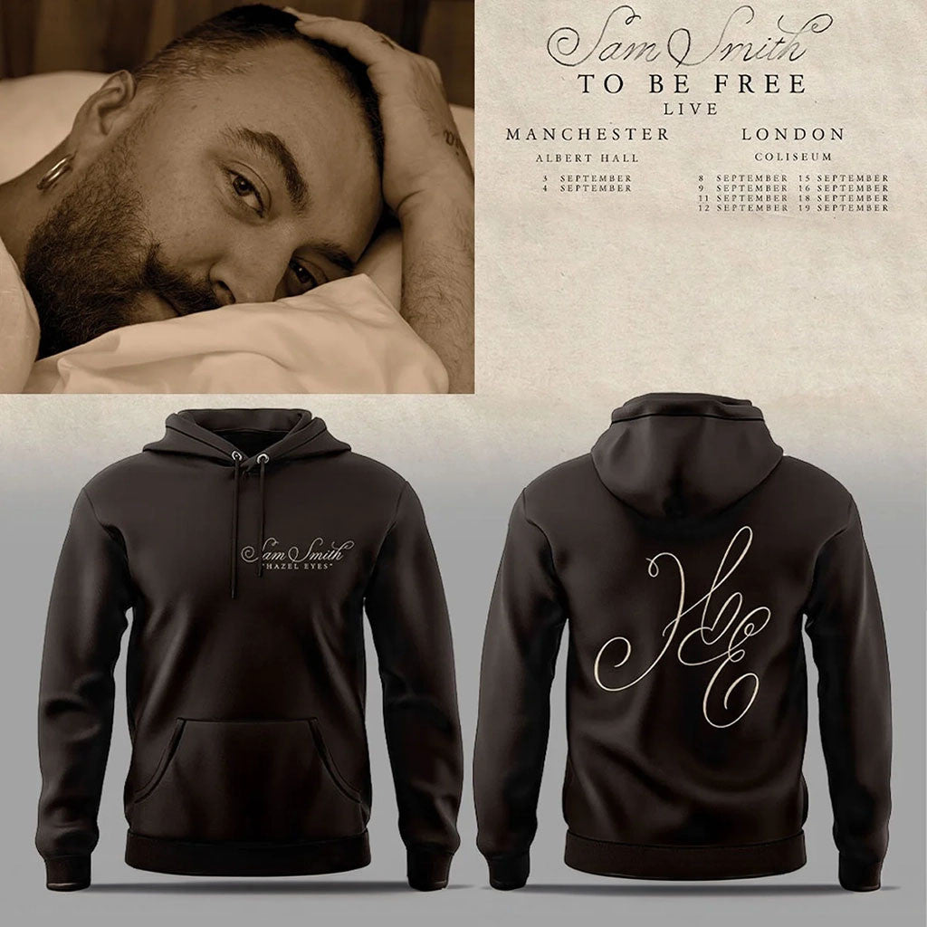 SAM SMITH To Be Free Live Hoodie Sam Smith Merch Gift Ideas For Music Lovers - Merchluma