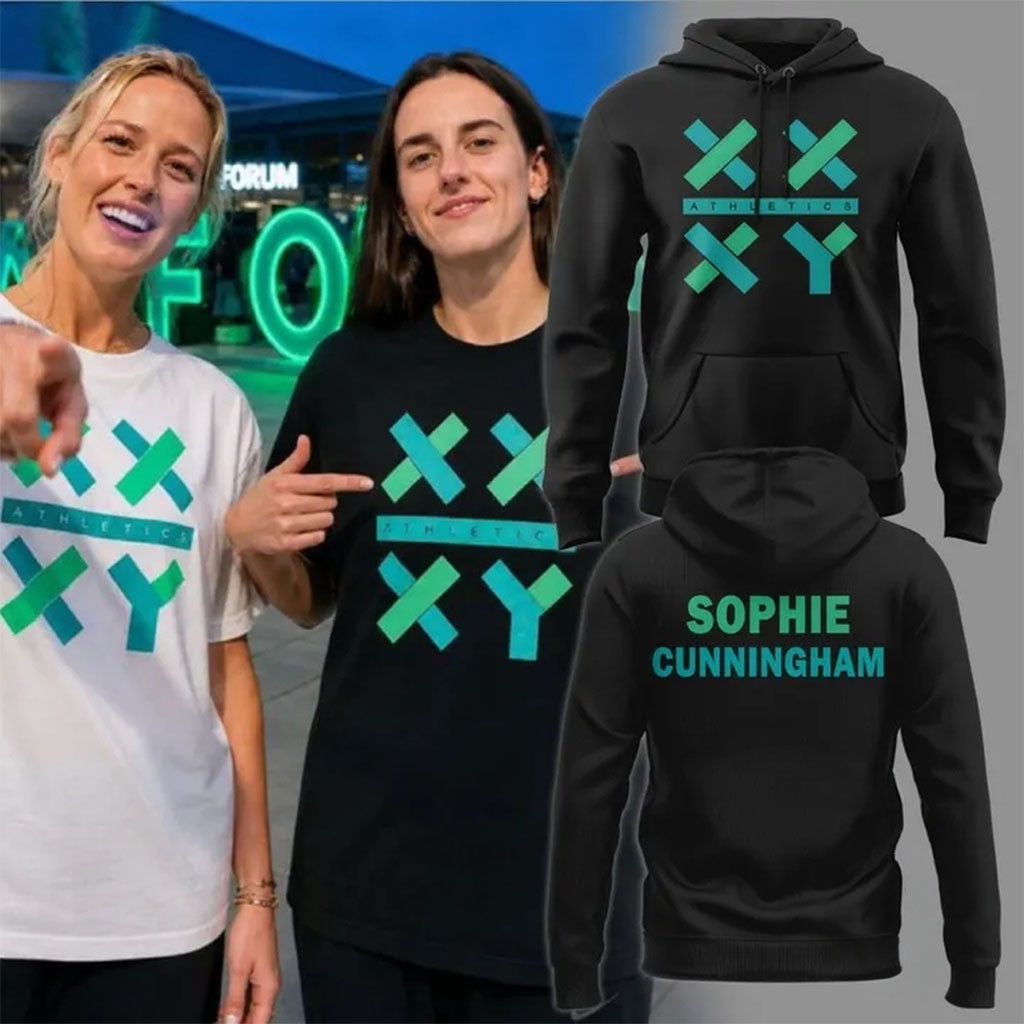 Sophie Cunningham Merch Indiana Fever Thank You Sophie For Speaking Up For Girls Black Hoodie - Merchluma