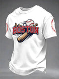 Boston Red Sox Merch The City Of Boston Baseball T-Shirt Best Gifts For Baseball Lovers Idea - Merchluma