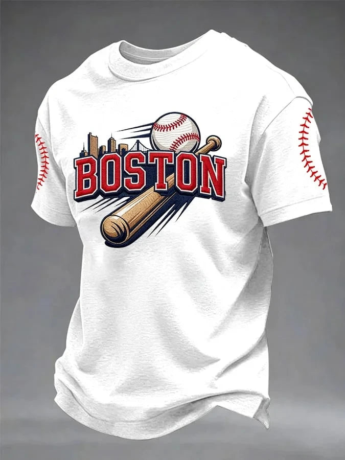 Boston Red Sox Merch The City Of Boston Baseball T-Shirt Best Gifts For Baseball Lovers Idea - Merchluma
