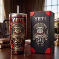 Yeti Georgia Bulldogs 241st Anniversary Tie-Dye Stanley Tumbler Georgia Bulldogs Merch Fan Gift - Merchluma