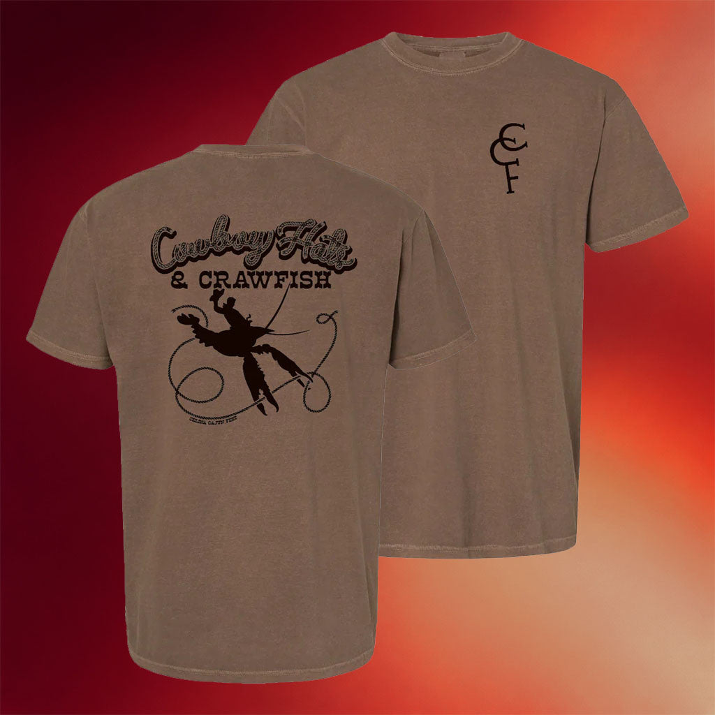 Celina Texas Merch 2026 Cowboys Hats And Crawfish T-Shirt Celina Cajun Fest Shirt BFF Gifts - Merchluma