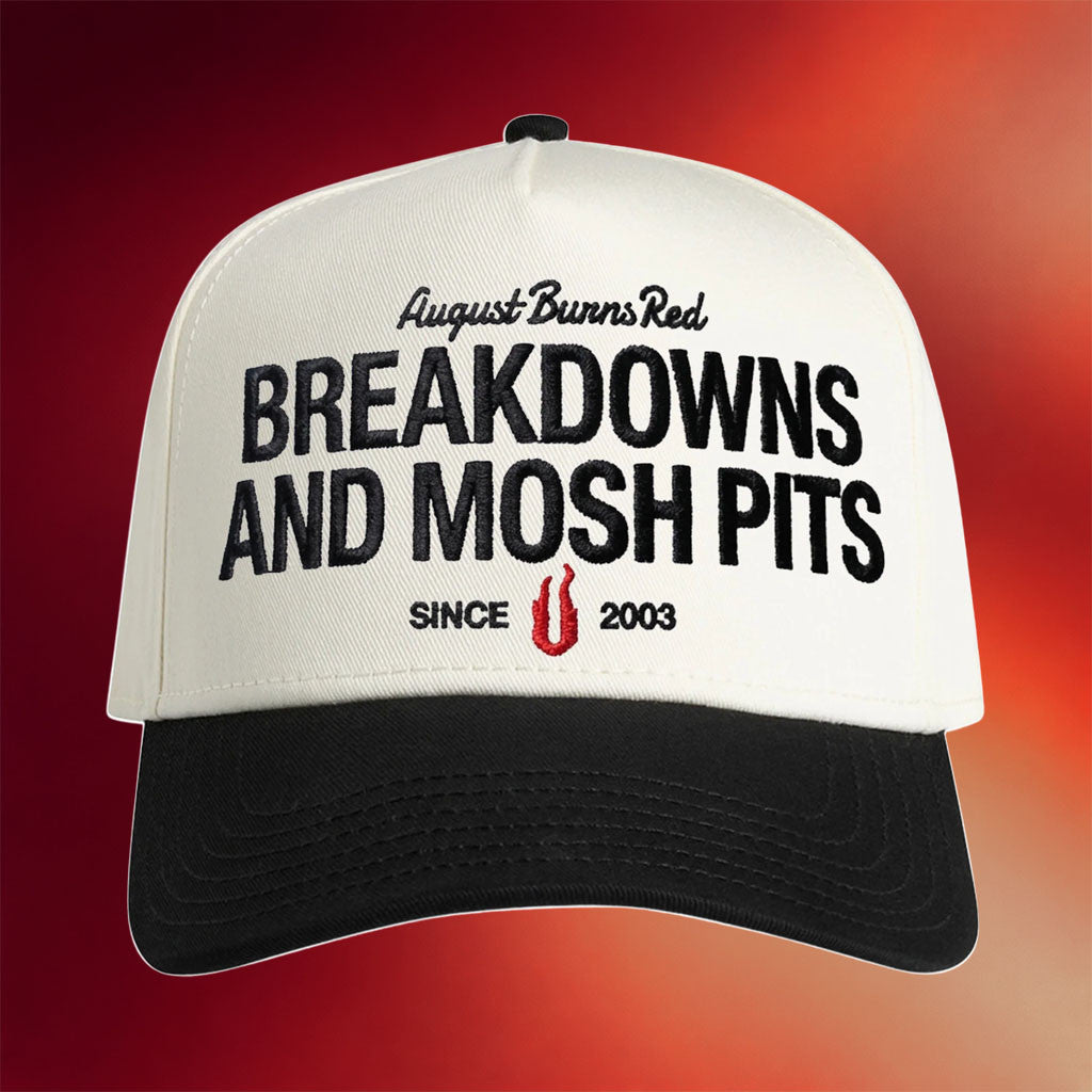 August Burns Red Merch 2026 Breakdowns And Moshpits Hat Embroidered Gift For Music Lovers - Merchluma