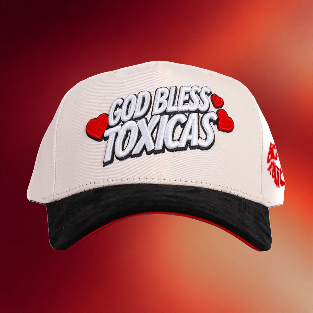 Chicos Toxicos Merch 2026 God Bless Toxicas Hat Embroidered Unique Gifts For Friends - Merchluma