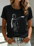 Indiana Fever Merch #8 Sophie Cunningham Pointing Shirt Basketball Fan Gear Gifts For Her - Merchluma