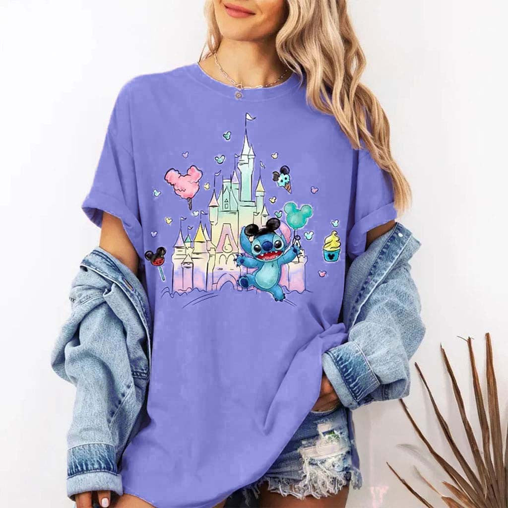 Stitch Shirt Magic Kingdom Shirt Lilo And Stitch Merch Birthday Gift For Her - Merchluma