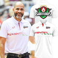 Santeros De Aguada Blanco Polo Shirt Diseno Deportivo Para Verdaderos Fanaticos Clothing - Merchluma