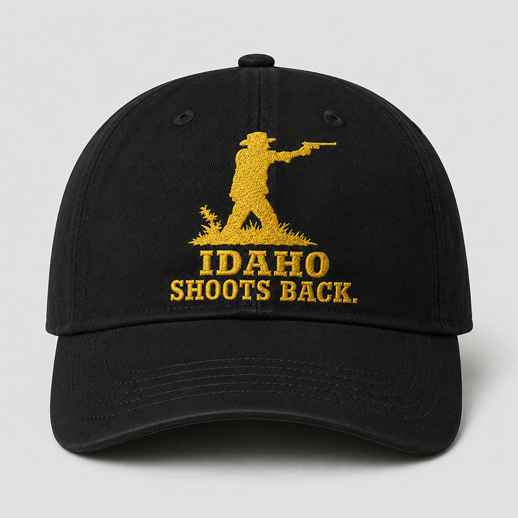 Idaho Shoots Back Cap Hat Embroidered In-N- Out Burger Shooting Merch Gifts For Dad - Merchluma