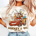 D Pixar Cars T-Shirt Mickey And Co Shirt Cartoon Lovers Apparel Gift For Besties - Merchluma