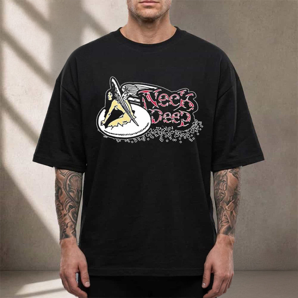Neck Deep Merch Collection 2026 Angel's Egg T-Shirt Gifts For Pop Lovers - Merchluma