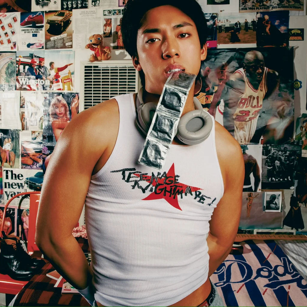 Mad Tsai Merch 2026 Teenage Nightmare Tank Top White Presents For Music Lovers - Merchluma