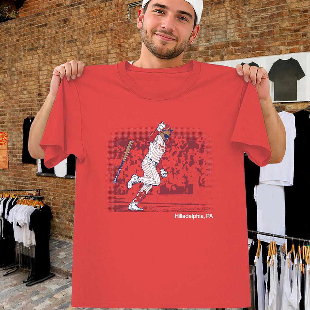 Derek Hill Shirt Philadelphia Phillies Merch Baseball Tee Gifts For Baseball Fans - Merchluma
