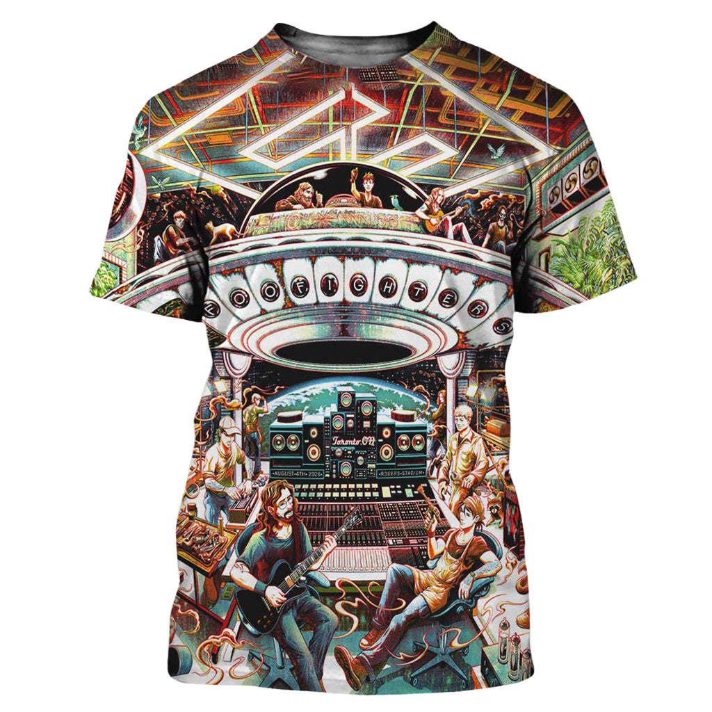 Foo Fighters Toronto ON Canada 2026 Shirt Foo Fighters Merch Gifts For People Who Like Music - Merchluma
