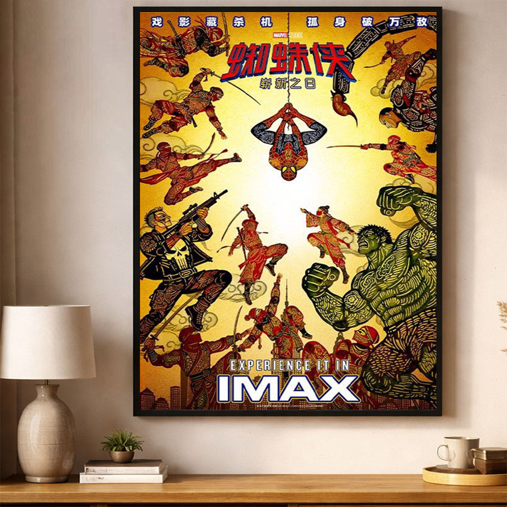 Spider Man Brand New Day IMAX Poster 2026 In China Theaters Poster Spider Man Merch Wall Art - Merchluma