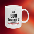 Black Guns Matter Merch 2026 All Gun Control is Unconstitutional Mug Political Gift Ideas - Merchluma