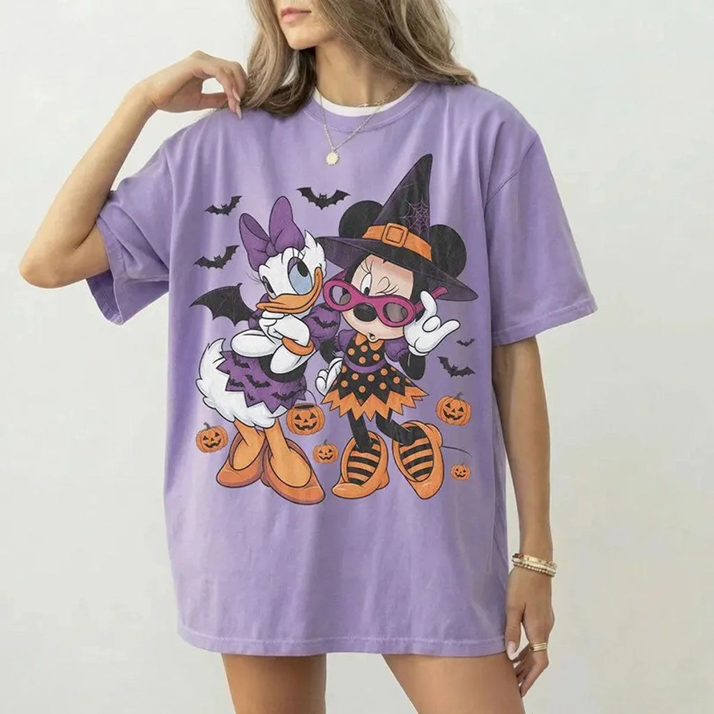 Daisy And Minnie Halloween T-Shirt Best Friend Halloween Shirt Gift For Besties - Merchluma