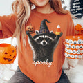 Raccoon Halloween Shirt Spooky Season Shirt Popular Halloween Trendy Clothing Gifts For Her - Merchluma