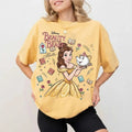 D Princess Belle T-Shirt Beauty And The Beast Merch Mrs Potts Book Lover Gift for Sisters - Merchluma