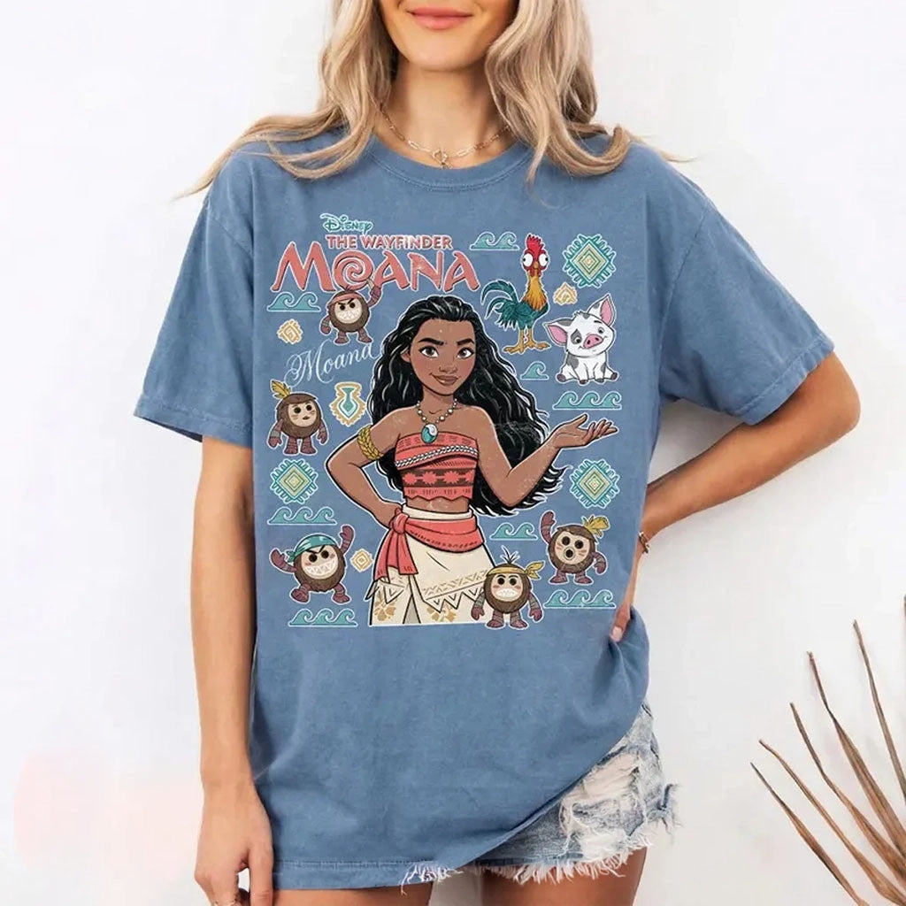 Moana The Wayfinder T-Shirt D Princess Shirt Birthday Gifts For Sisters - Merchluma