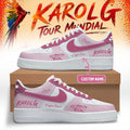 Personalized Karol G Nos Vamos De Tour 2026 Signed Sneakers Karol G Merch Gift For Music Lovers - Merchluma