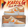 Personalized Karol G Nos Vamos De Tour Shoes Sneakers Karol G Merch 2026 Gift For Music Lovers - Merchluma