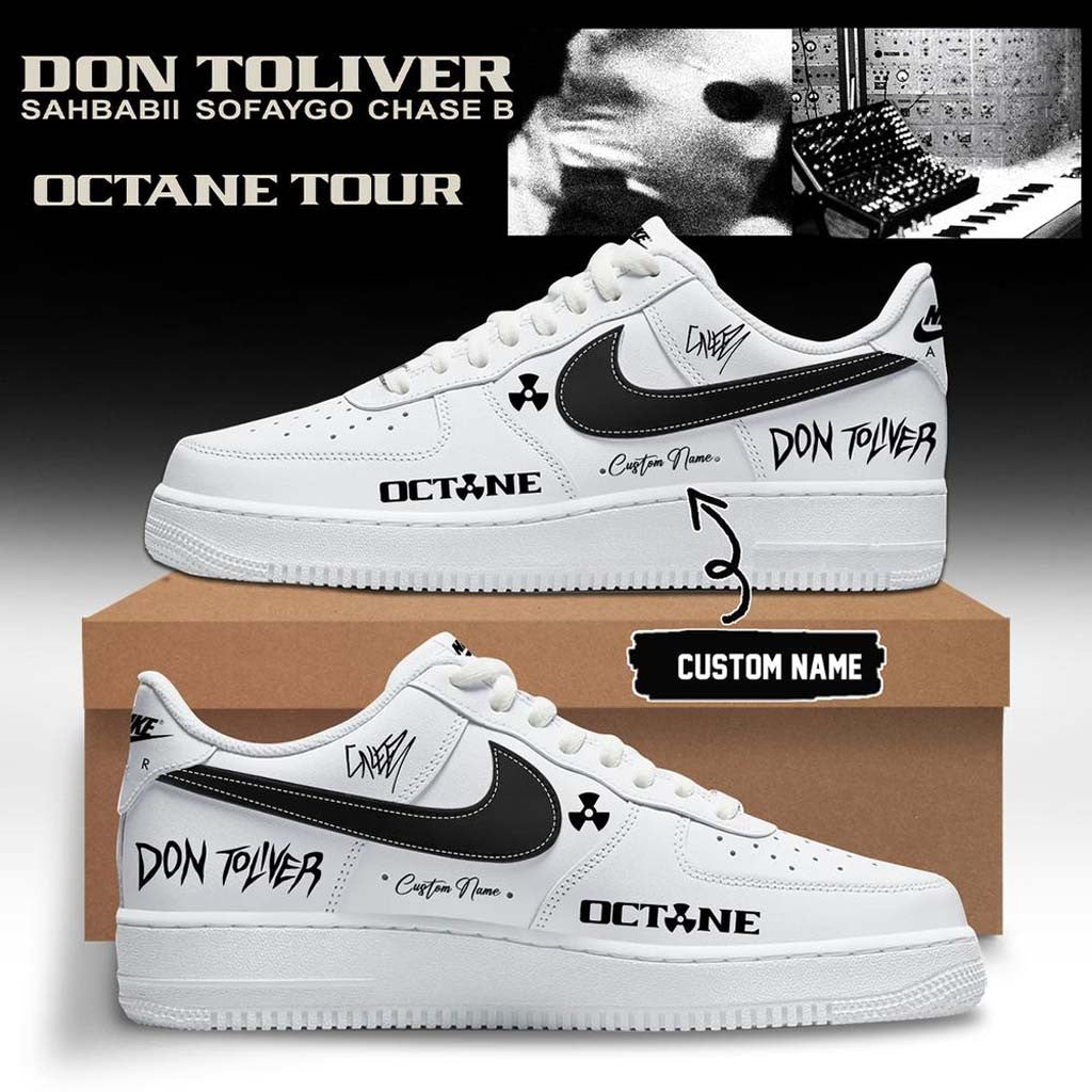Personalized Don Toliver Octane Tour 2026 Signed Sneakers Don Toliver Merch Rapper Fan Gear - Merchluma