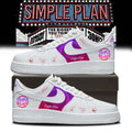 Personalized Simple Plan Merch Bigger Than You Think Tour 2026 Sneakers Gift For Rock Band Fans - Merchluma