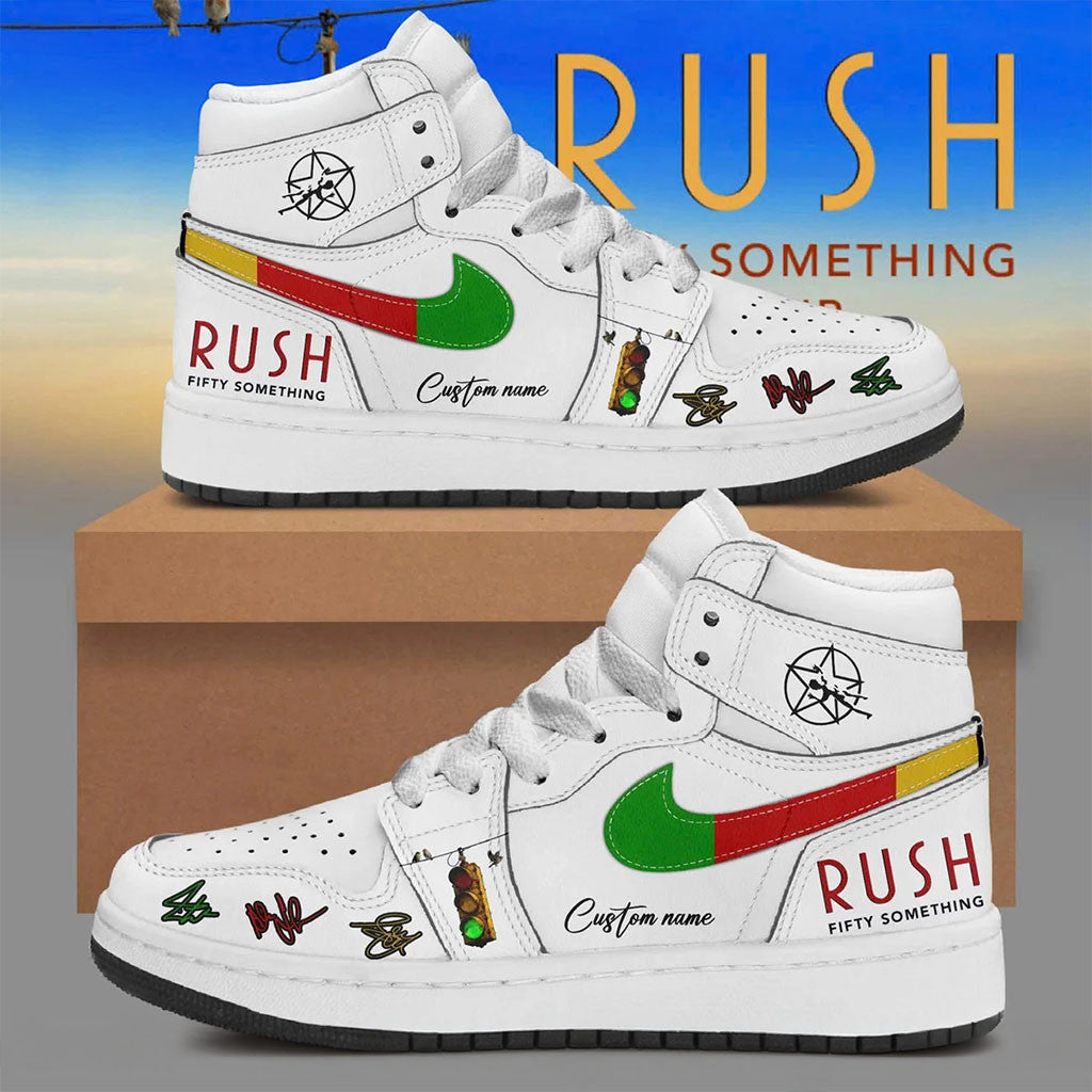 Personalized RUSH Merch Fifty Something Tour 2026 Signed Sneakers Best Gift For Band Fans - Merchluma