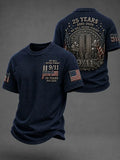 911 We Will Never Forget 25th Anniversary Shirt Patriot Day Merch Honoring Firefighter T-Shirt - Merchluma