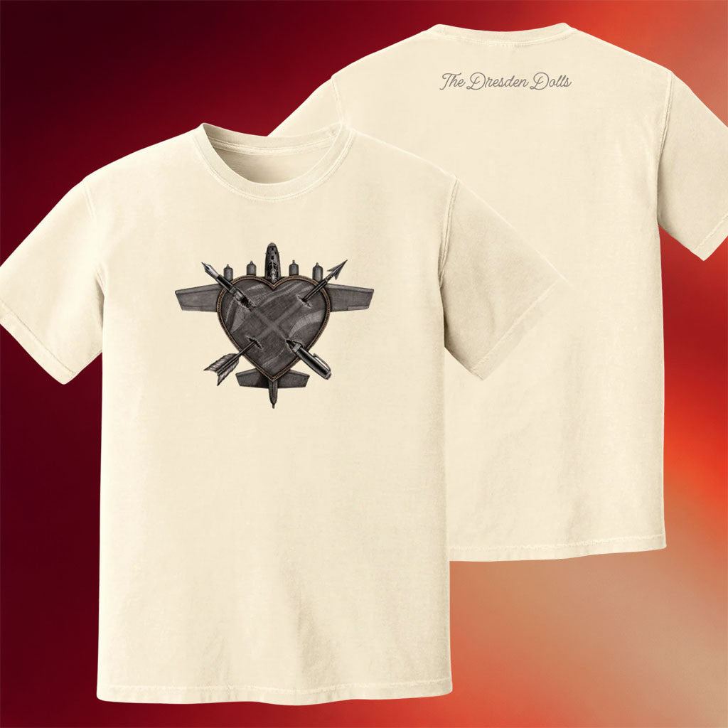 Dresden Dolls Merch 2026 Heartplane T-Shirt Unique Gifts For Husband - Merchluma