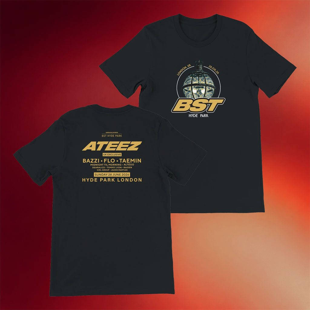 BST Hyde Park Merch 2026 Ateez Event T-Shirt Music Festival Outfits Present For Fans - Merchluma