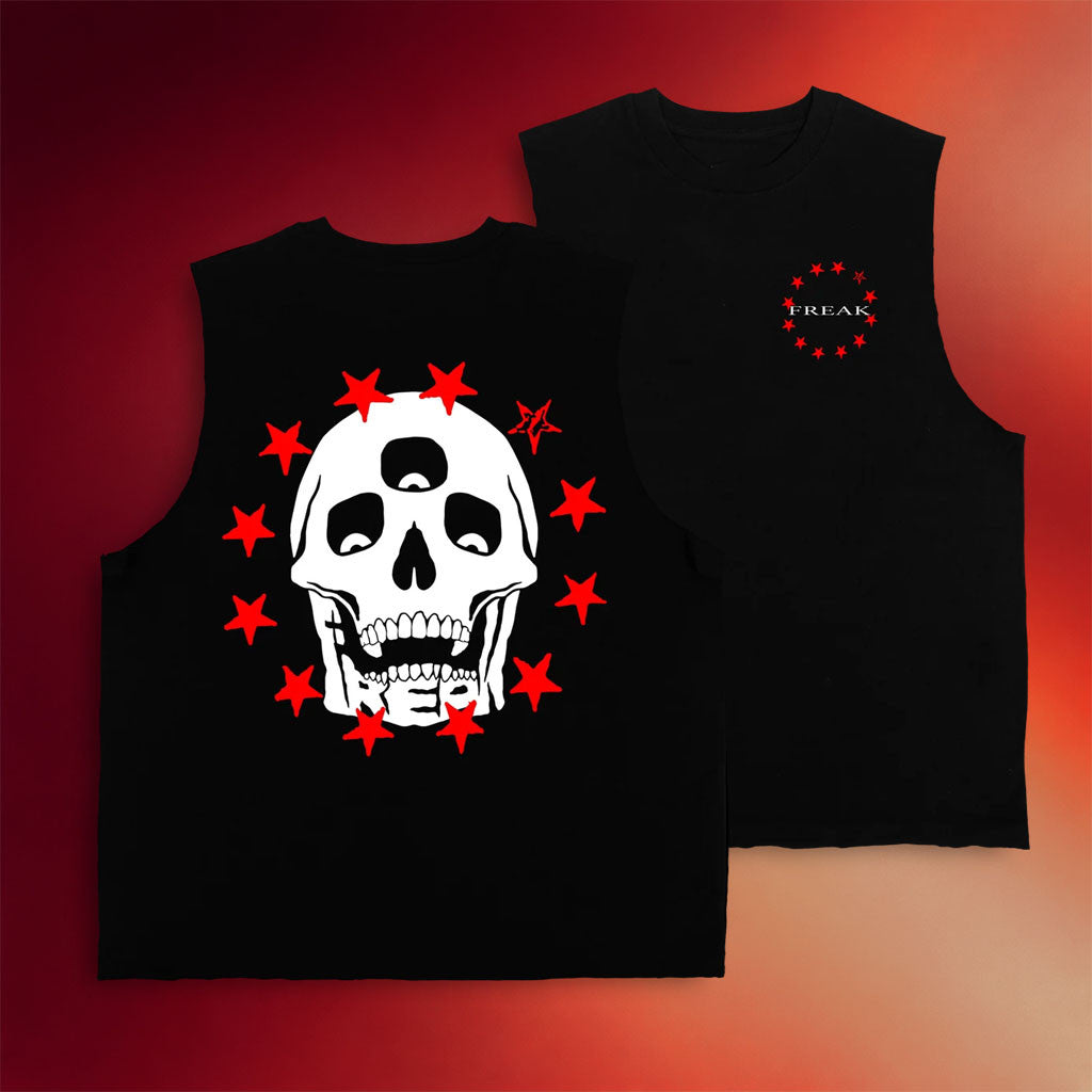 Freak The World Merch 2026 EUP Logo Tank Top Black Unique Gift For Friends - Merchluma