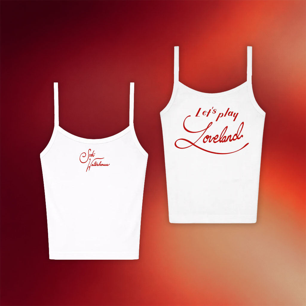 Suki Waterhouse Merch 2026 Let's Play Loveland Tank Top Music Lover Gift Ideas For Her - Merchluma