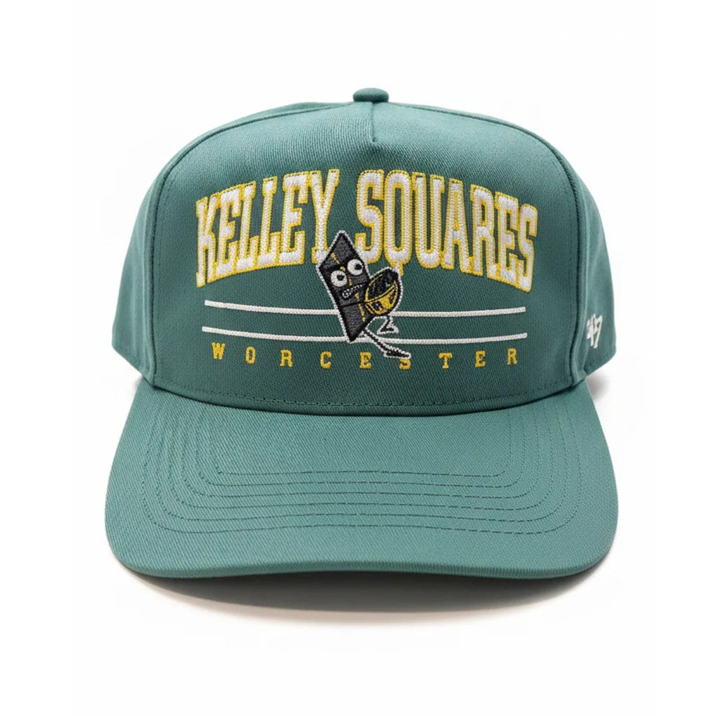Worcester Red Sox Merch 2026 Worcester Kelley Squares 47 Brand Roscoe Hitch Embroidered Hat - Merchluma