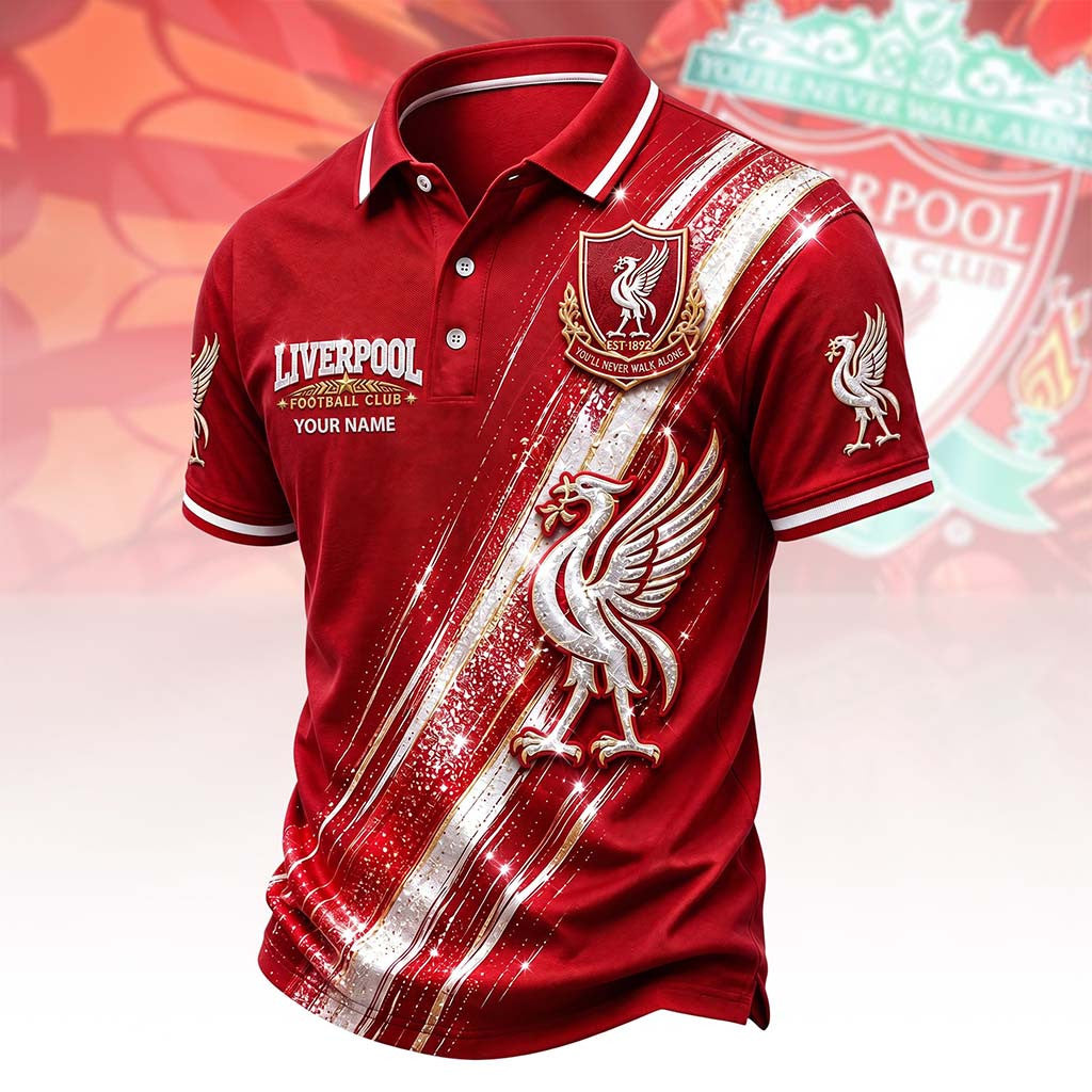 Personalized Liverpool Football Club Legacy Polo Shirt LVP FC Merch Gifts For Football Fan - Merchluma