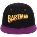 Lids Hat Drop The Simpsons Fitted Collection Merch Bartman Snapback Hat Embroidered Him Gifts - Merchluma